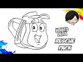 How To Draw Rescue Pack From Go Diego Go