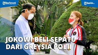 Presiden Jokowi Beli Sepatu Baru dari Pebulutangkis Greysia Polii: Jenisnya Sneakers Kesukaan Saya