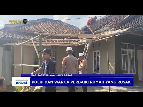 POLDA JABAR MELAKUKAN KEGIATAN OPERASI SAR PASCA TERJADI TANAH BERGERAK DI KAMPUNG MARGAMULYA