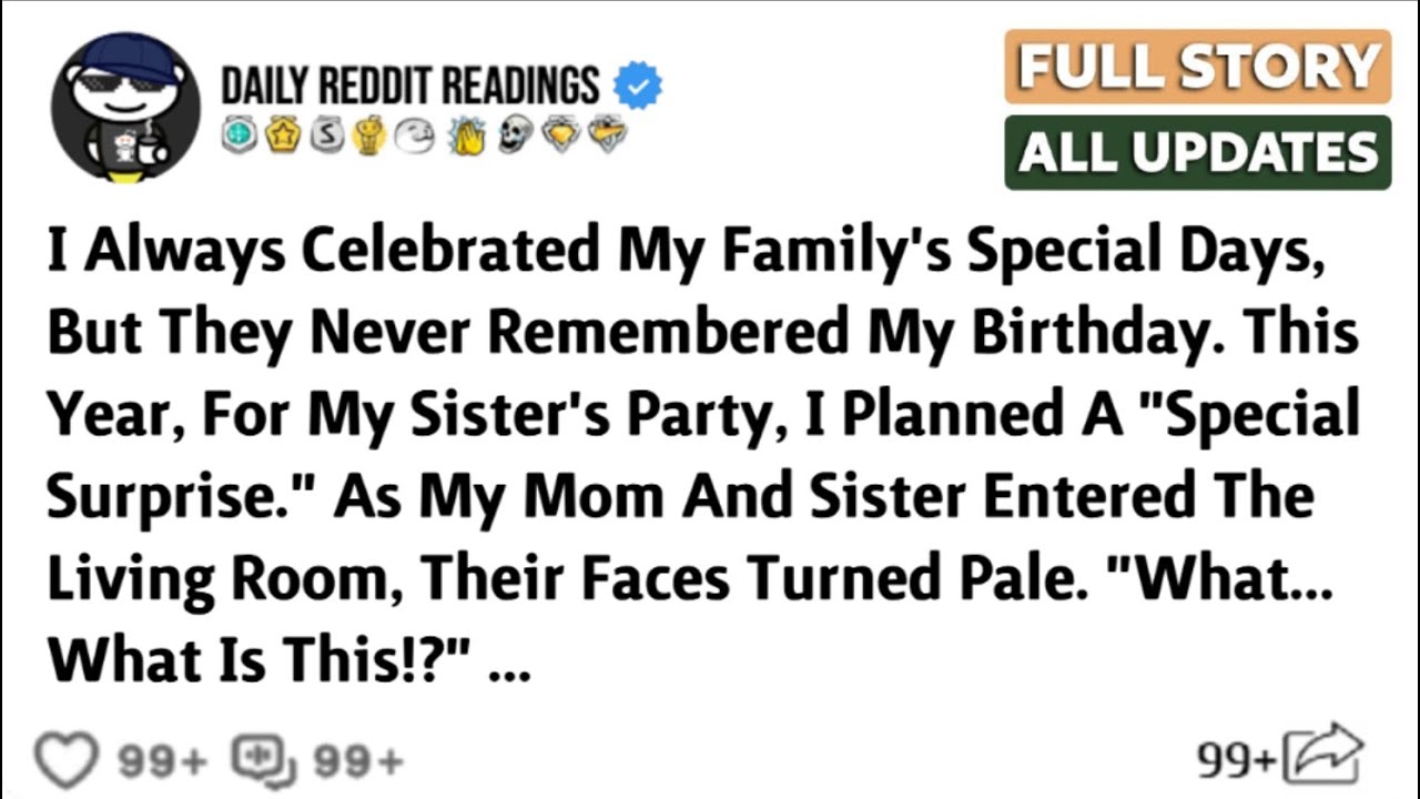 I Always Celebrated My Family's Special Days, But They Never Remembered My Birthday. This Year,