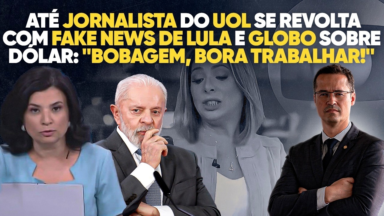 Nem UOL tankou: jornalista se revolta com fake news de Lula e da Globo e manda governo trabalhar