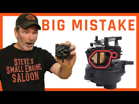 Don't Make This Mistake On A Lawnmower Carburetor