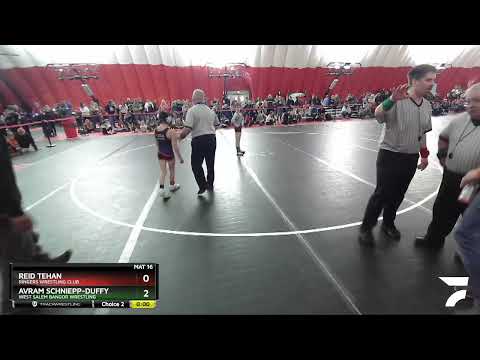 67 Lbs 1st Place Match - Reid Tehan, Ringers Wrestling Club Vs Avram Schniepp-Duffy, West Salem Ba