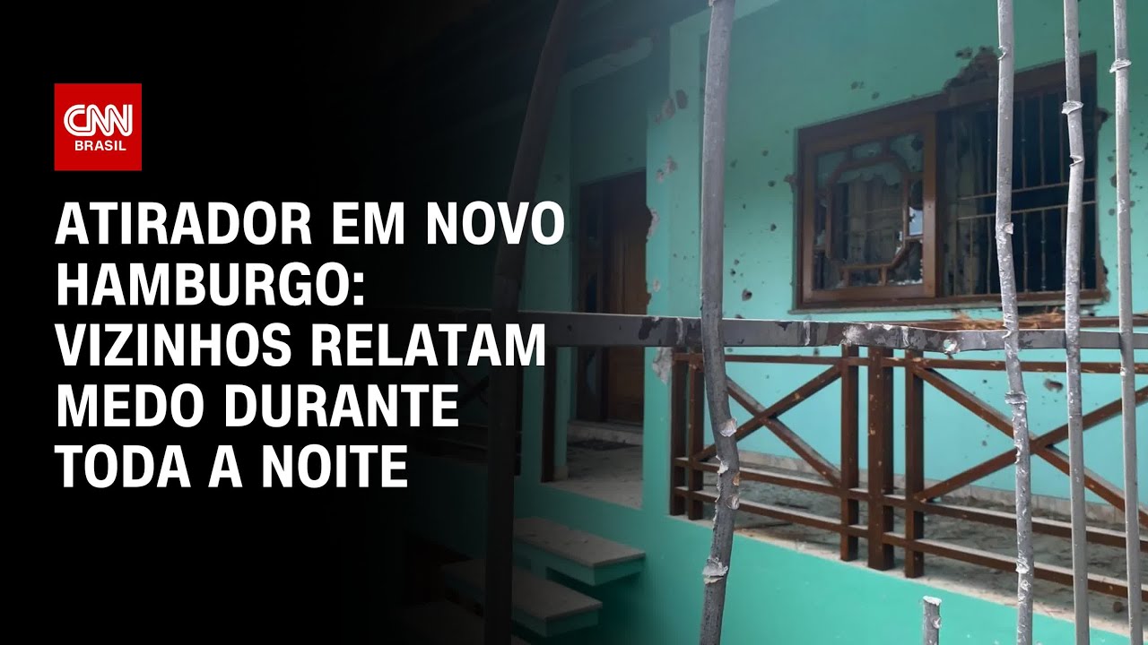 Atirador em Novo Hamburgo: vizinhos relatam medo durante toda a noite | LIVE CNN