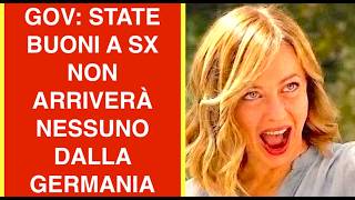 GOVERNO: STATE BUONI A SINISTRA NON ARRIVERÀ NESSUNO DALLA GERMANIA