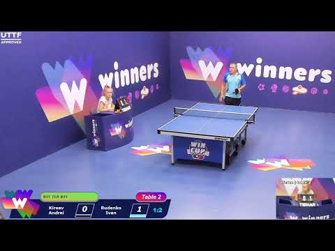 WINners CUP table 2  07.09 Kireev Andrei - Rudenko Ivan  17:00