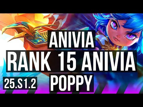 ANIVIA & Zeri vs POPPY & Miss Fortune (SUP) | 4/2/12, Rank 15 Anivia | KR Master | 25.S1.2