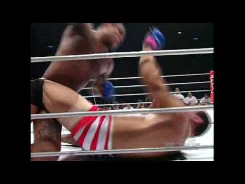 Gilbert Yvel Soccer Kick on Don Frye