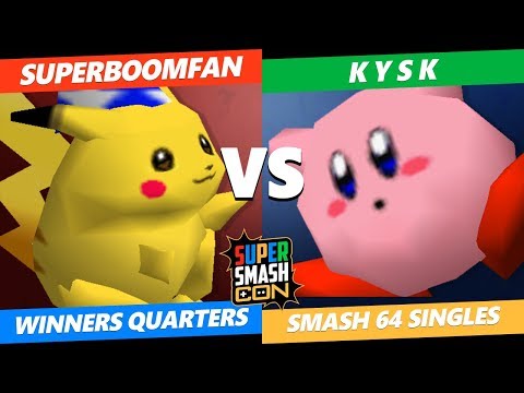 SSC 2019 SSB64 - k y s k (Kirby) Vs. PG SuPeRbOoMfAn (Pikachu) Smash 64 Tournament Winners Quarters