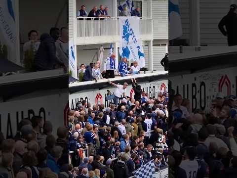Is he ok?! 👀 #ultras #ultrasnorway #ultrasnorge #fotball #haugesundvsviking #vikingfk #fight #viral