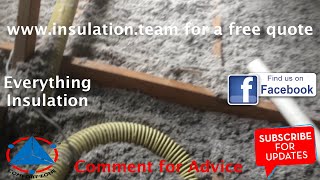 Cellulose insulation is easier to install than batts because it takes less time and only one install