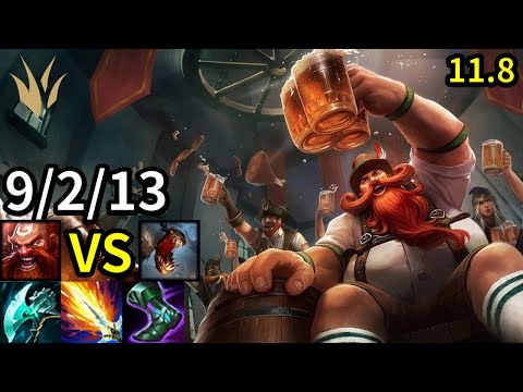 Gragas Jungle vs Fiddlesticks - KR Master | Patch 11.8