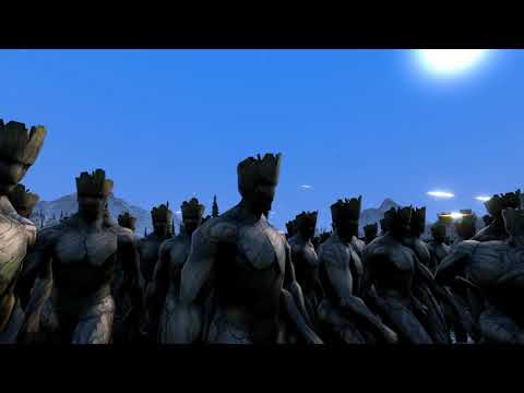 5000 Groot vs 5000 Red Coat-Ultimate Epic Battle Simulator!