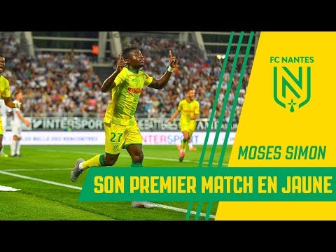 Premier match en Jaune pour Moses Simon