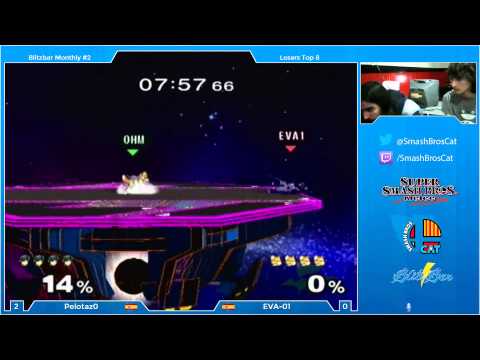 Blitzbar Monthly #2 - Pelotaz0 (Fox) vs EVA-01 (Marth) - Losers Round 3 - Melee Singles
