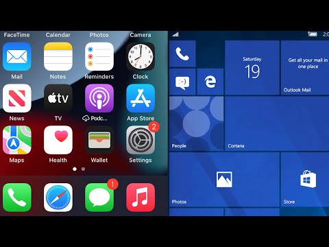 iOS 15 vs Windows 10 Mobile!