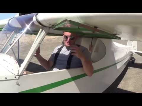 Alex Flies his Mini Cub First Solo Flight