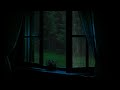 💦 Heavy Storm and Rain Hitting Your Bedroom Window - High Quality Rainstorm Atmosphere Sleep Video