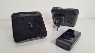 Funkklingel AVANTEK D-3B - 400 Meter Reichweite - Plug in in die Steckdose - 52 Klänge