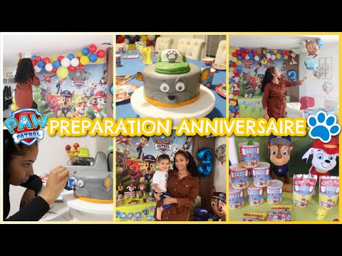 🐾PRÉPARATIFS ANNIVERSAIRE PAT PATROUILLE // LES 3 ANS D’EYDEN 🎂♥️