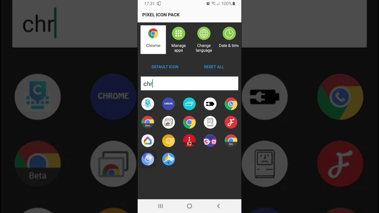 Panels: Change individual icons