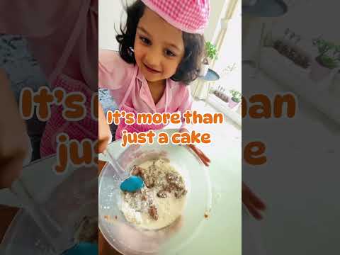 Today I am a chef..#baking #kidsfun #cakerecipe