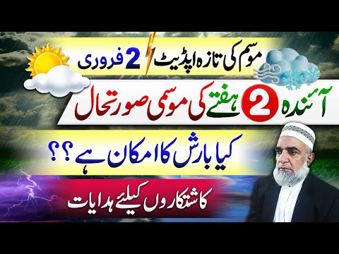 Weather Forecast for next 2 weeks in Pakistan || Crop Reformer