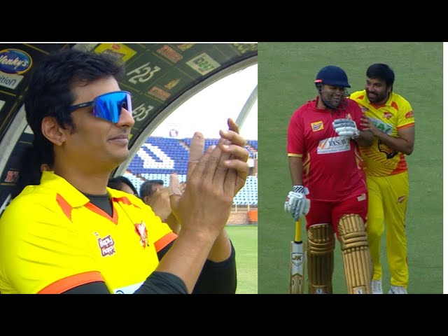 Chennai Rhinos vs Telugu Warriors Highlights | Akhil, Thaman | Vishnu Vishal, Jiiva, Arya | CCL