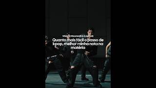 Quanto mais fácil o passo de kpop, melhor minha nota na matéria #kpop #shorts