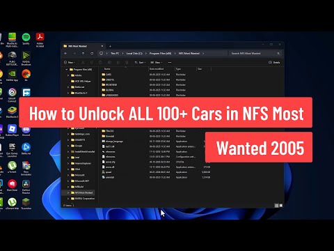 How to Unlock ALL 100+ Cars in NFS Most Wanted 2005 (2025)