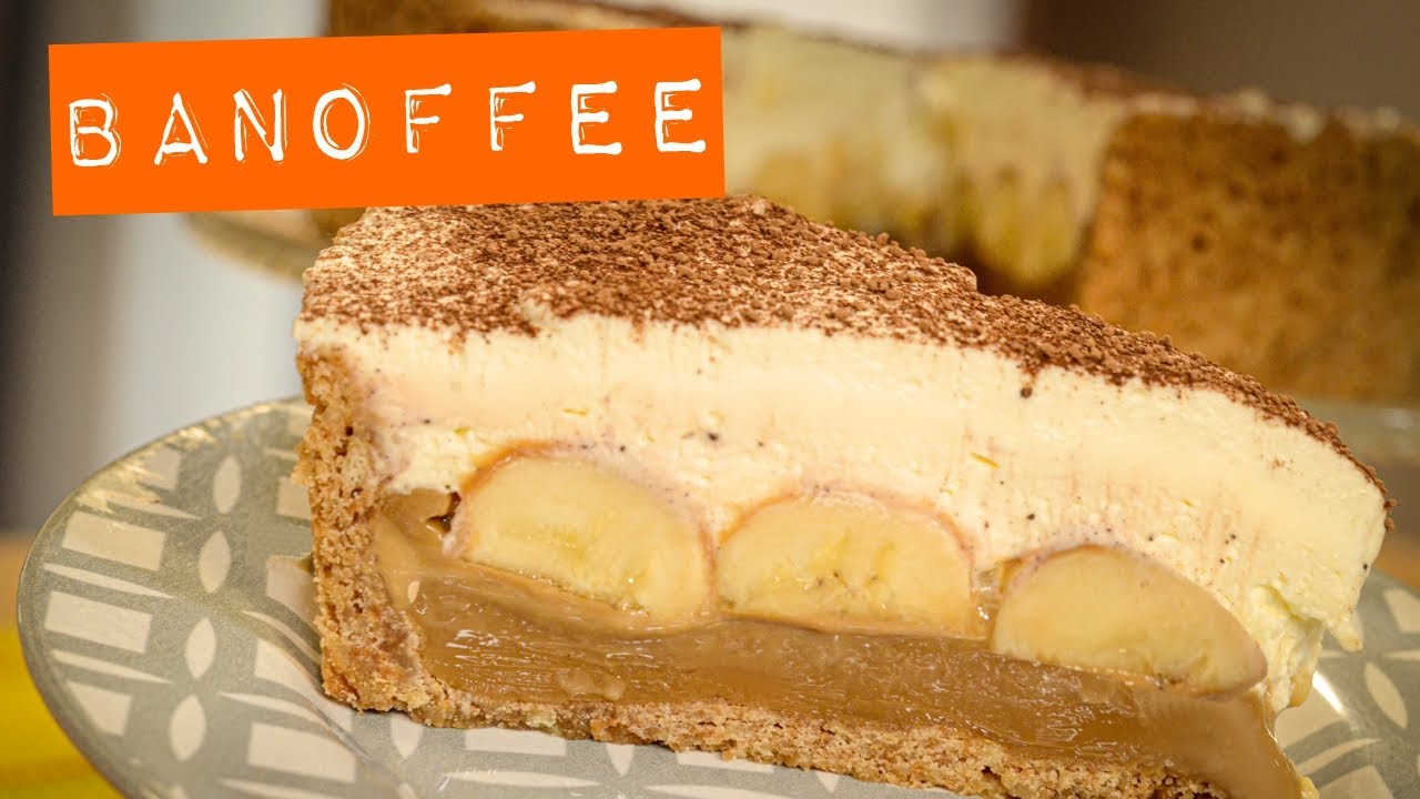 BANOFFEE FÁCIL | TORTA DE BANANA COM DOCE DE LEITE E CHANTILLY | COM DOCE DE LEITE FEITO EM CASA