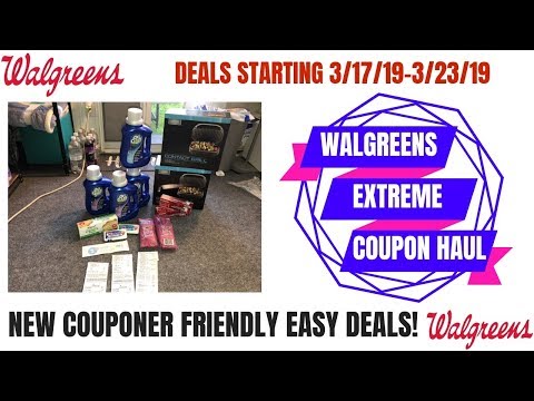 Walgreens Extreme Coupon Haul~Deals Starting 3/17/19~11 Items Only .80 Cents~Lots of Cheap & Free ❤️ Video