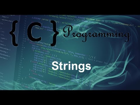 C programming Tutorial – 21 – Strings