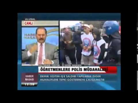 Genel Başkanımız Veli Demir Ulusal Kanal da yürüyüşümüze yapılan polis saldırısını kınadı  | EĞİTİM İŞ