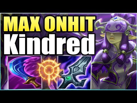 This Max Onhit Kindred Build Turns You Into a Op Hybrid Champ (No CounterPlay) - League Of Legends