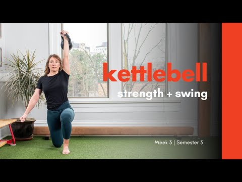 Strength + Swings | 30 min | Kettlebell Swings + Presses for Strength | 3/8