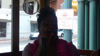 Terri Jackson Singing &quot;Private Party&quot; By India Arie On The Memphis Trolley