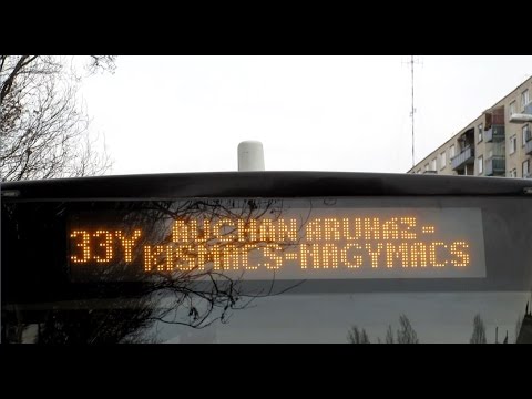 A 33Y-os autóbusz utolsó napjai Debrecenben [1080p]