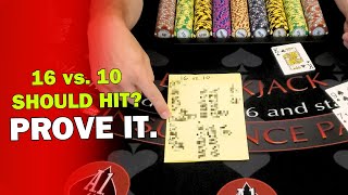 16 vs. 10 Blackjack Test — Full Breakdown & Transcript