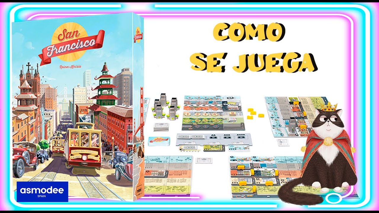 ?San Francisco?️¿Cómo se juega?Un juego de Reiner Knizia. Construye tu cuidad desde cero!!?