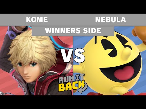 Run It Back - Kome (Shulk) vs Nebula (Pac-Man) Winners Side - Smash Ultimate Singles