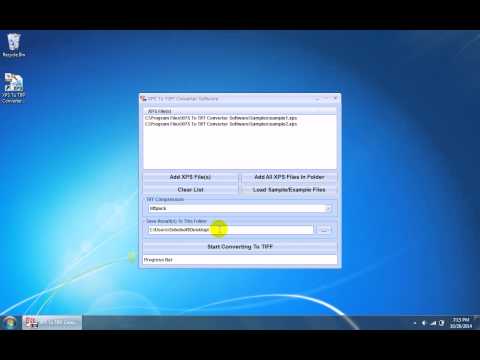 XPS To TIFF Converter Software