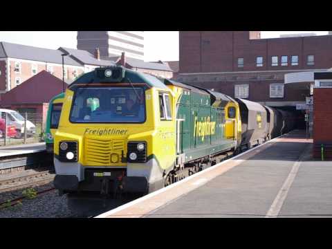 70014 passing through Walsall 25th May 2012