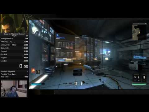 Deus ex Mankind Divided any% Elevator skip setup