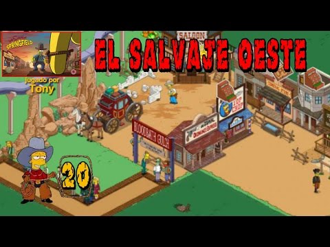 Los Simpson Springfield "El Salvaje Oeste, Cap. 20: "El Expreso militar" por Tony