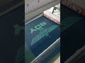 PU glossy gel on oval machine