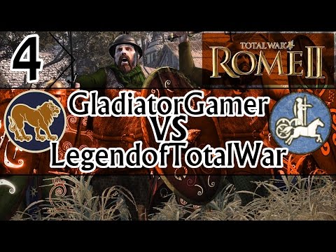 Total War: Rome 2 Head to Head - GladiatorGamer vs LegendofTotalWar #4