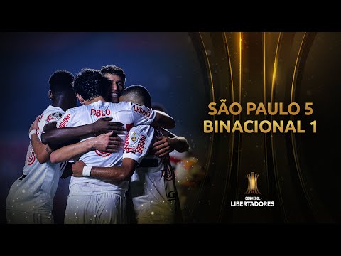 Gols e lances de São Paulo x Binacional