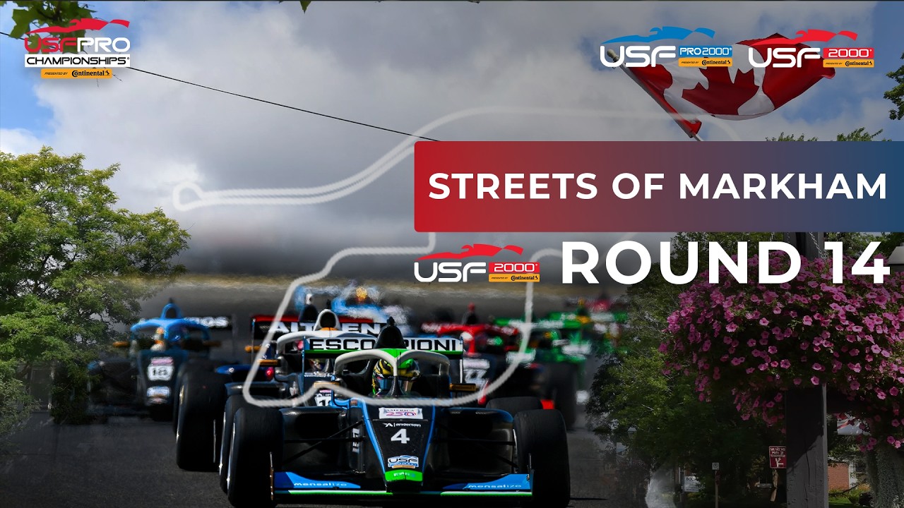 USF2000 Is Racing In Canada! The First Of Two Races On The Streets Of Markham!