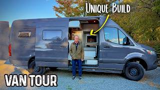 Sprinter Camper Van Tour: Undermount AC &amp; 24-Volt Powerhouse With Impressive Fabrication